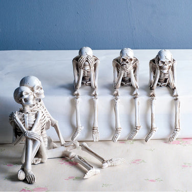 Bonechill Trio – See, Speak & Hear No Evil Skeleton Figurines